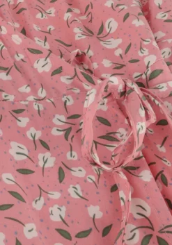 lichtroze object midi jurk objema elise s/s long wrap dress