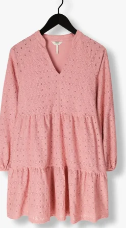lichtroze object mini jurk objlaila gia l/s re short dress