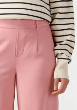 lichtroze object pantalon objlisa wide pant