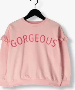 lichtroze petit blush sweater ruffle sweater