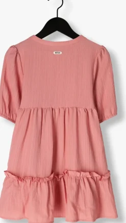 lichtroze retour mini jurk page