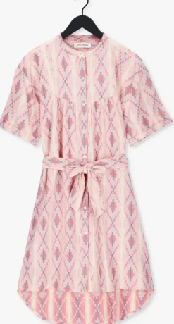 lichtroze sofie schnoor midi jurk dress #s222308