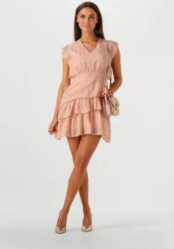 lichtroze suncoo mini jurk cyana