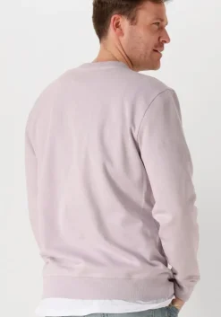 lila cast iron trui long sleeve r-neck regular fit twill