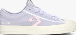 lila converse lage sneakers star player 76 ox