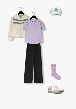 lila melton sokken slim stripes socks