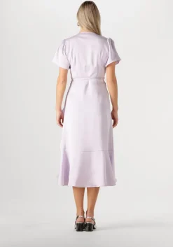 lila notre-v midi jurk nv-frida