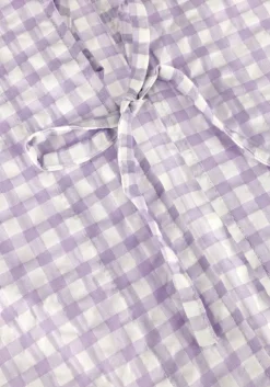 lila salty stitch blouses gingham blouse