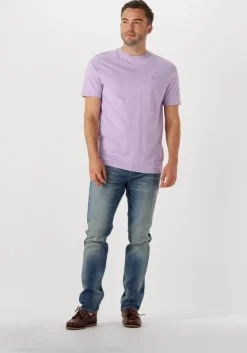 lila scotch & soda t-shirt seasonal core - regular fit lo