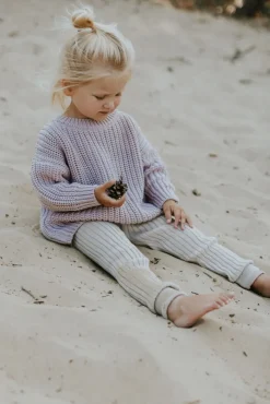 lila yuki kidswear trui chunky knitted sweater