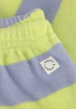 lime sproet & sprout korte broek terry stripes shorts