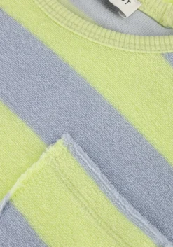lime sproet & sprout sweater sweatshirt terry stripes