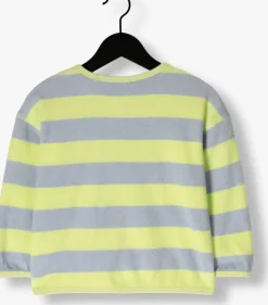 lime sproet & sprout sweater sweatshirt terry stripes