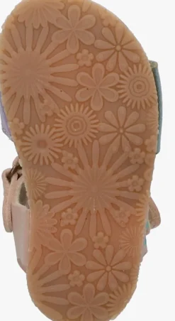 metallic bunniesjr platte sandalen bimi beach