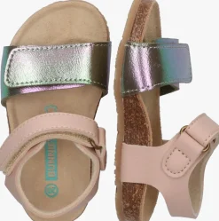 metallic bunniesjr platte sandalen bimi beach