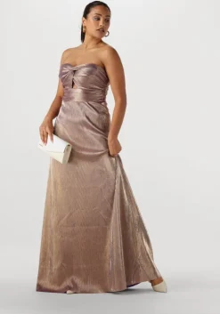 metallic ibana maxi jurk djuna