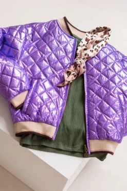 metallic like flo jack amber flo reversible jacket