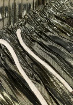 metallic like flo pantalon fenna flo plisse pants