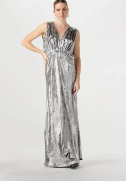 metallic mes demoiselles maxi jurk sambi