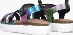 metallic mexx platte sandalen paddy pebble