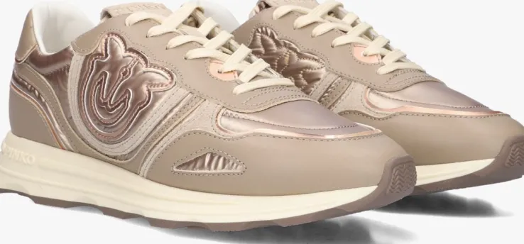 metallic pinko lage sneakers zoe 01