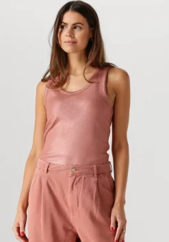 metallic summum top rib tanktop cotton rib