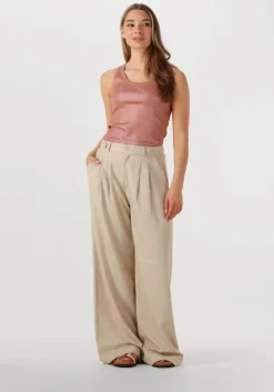 metallic summum top rib tanktop cotton rib