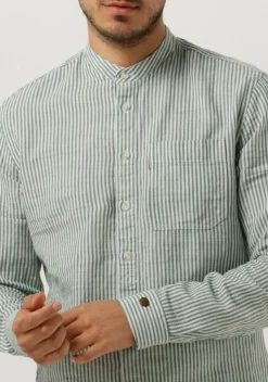 mint cast iron t-shirt long sleeve shirt co li dobby stripe