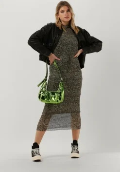 mint catwalk junkie midi jurk dr moss flowers mesh