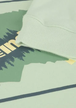 mint indian blue jeans trui sweater backprint