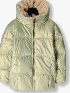 mint like flo gewatteerde jas amaya flo girls short fancy hooded jacket