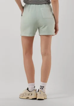 mint lyle & scott broeken pigment dye sweatshort