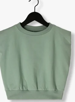 mint petit blush top shoulder top