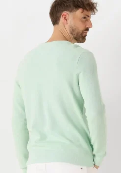 mint tommy hilfiger trui essential structure crew neck