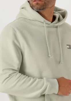 mint tommy jeans sweater tjm reg badge hoodie ext