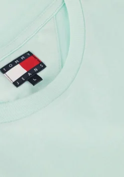 mint tommy jeans t-shirt tjm xslim jaspe htr tee ext