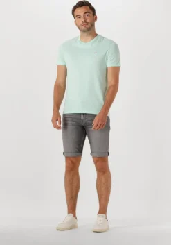 mint tommy jeans t-shirt tjm xslim jaspe htr tee ext