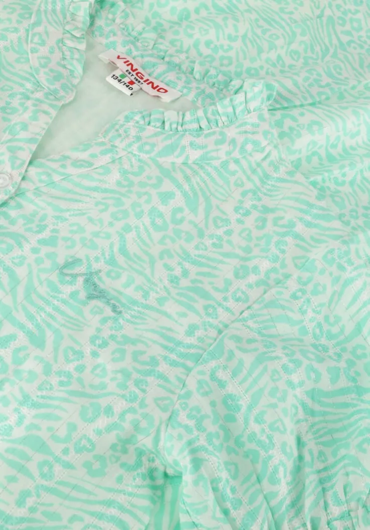 mint vingino mini jurk pemmelie