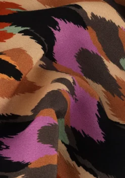 multi aaiko midi jurk jitte multi ethnic vis 523