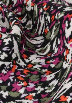 multi alix the label blouses ladies woven blurry flower blouse