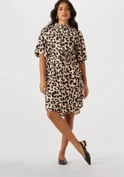 multi another label mini jurk denice animal dress s/s