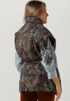 multi antik batik gilet elvis biggilet