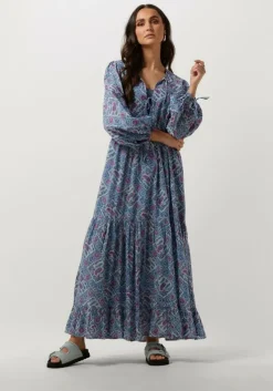 multi antik batik maxi jurk zena long dress