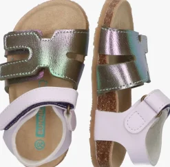 multi bunniesjr platte sandalen brooke beach