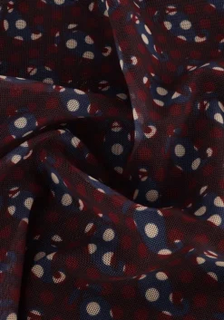 multi by-bar tops & t-shirts mesh paisley top