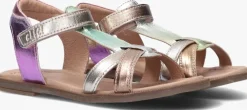 multi clic! platte sandalen cl-20109