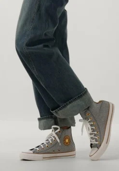 multi converse hoge sneakers chuck taylor all star herringbone