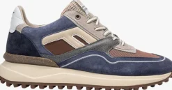 multi floris van bommel lage sneakers sfm-10139 noppi