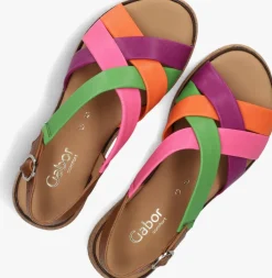 multi gabor platte sandalen 823.1