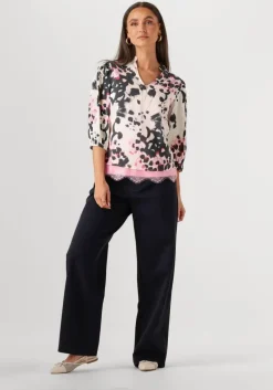 multi jansen amsterdam blouses manon blouse wam 199 3/4 puffed sleeve